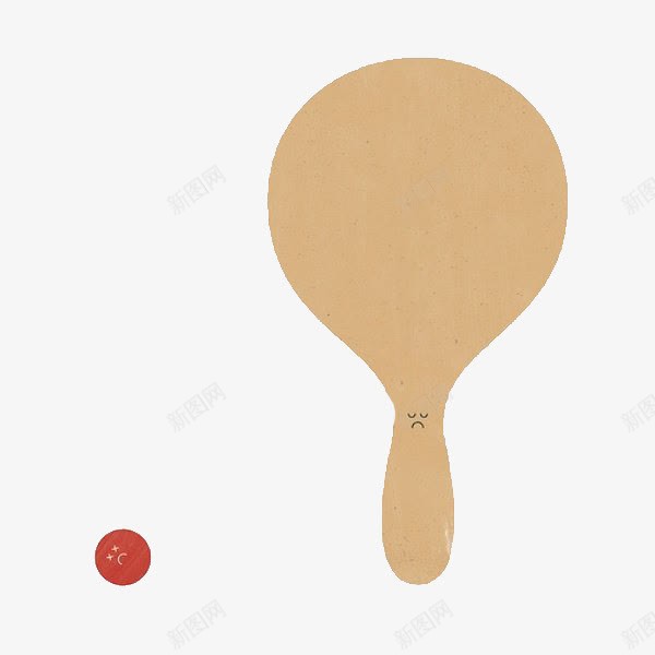 创意图png免抠素材_新图网 https://ixintu.com 乒乓球拍 创意图 圆形