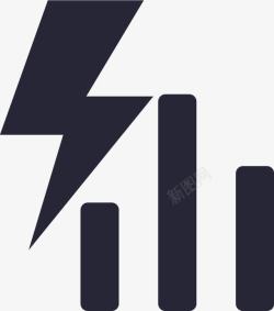 用电量用电量异常突增诊断图标高清图片