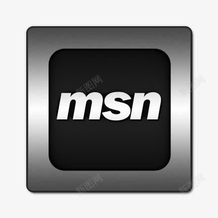 MSN标志广场钢铁社会媒体上的图标png_新图网 https://ixintu.com MSN logo msn square 广场 标志