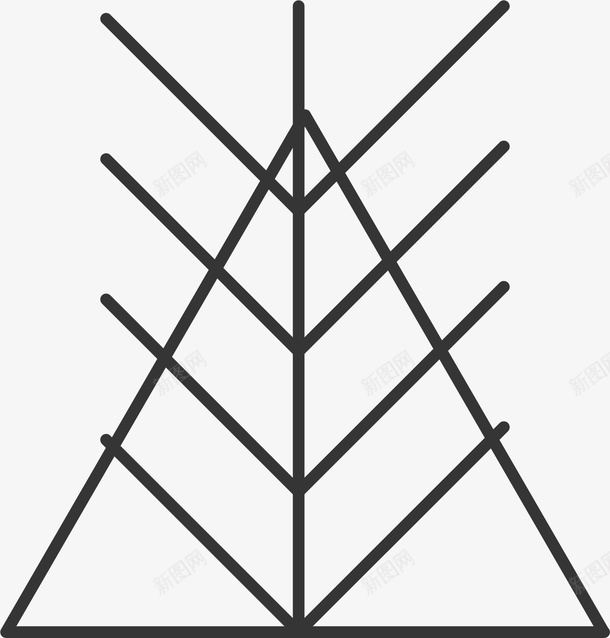 三角形手绘线条图标png_新图网 https://ixintu.com 三角形 几何形状 基本图形 基本形状 手绘 手绘线条