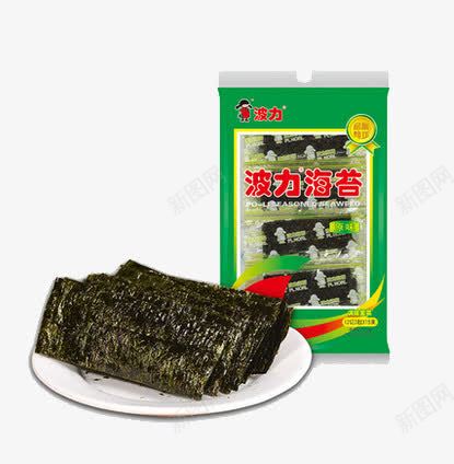 海苔紫菜食品png免抠素材_新图网 https://ixintu.com 产品实物 紫菜 食品