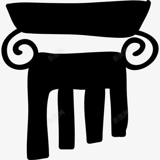 古色古香的柱图标png_新图网 https://ixintu.com 古色古香 建筑 手绘 教育 柱 部分细节