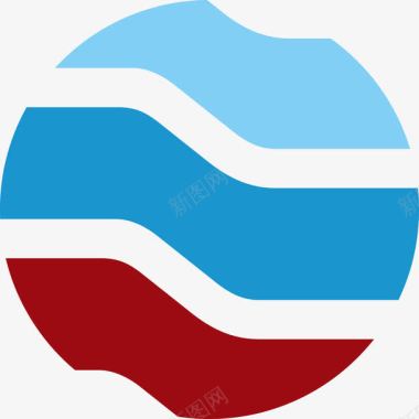 商务河流logo图标图标