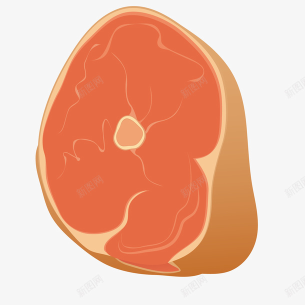 卡通肉类食物矢量图ai免抠素材_新图网 https://ixintu.com 烹饪 肉类 菜市场 食材 食物设计 矢量图