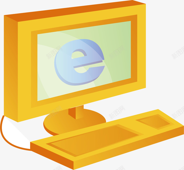卡通电脑片矢量图ai免抠素材_新图网 https://ixintu.com 卡通电脑 卡通素材 手绘电脑 电脑 矢量图