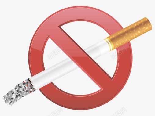 创意禁烟公共标识图标图标