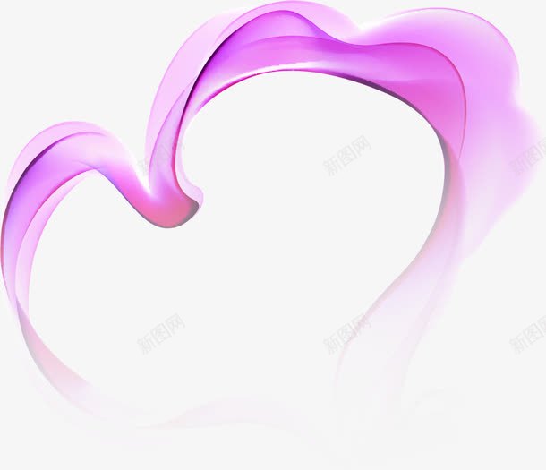 紫色卡通艺术抽象爱心png免抠素材_新图网 https://ixintu.com 卡通 抽象 爱心 紫色 艺术