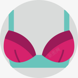 胸罩logo创意胸罩logo矢量图图标高清图片