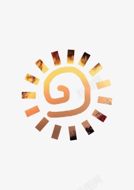 卡通太阳图标图标