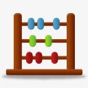 算术图标算盘中国风算术图标高清图片