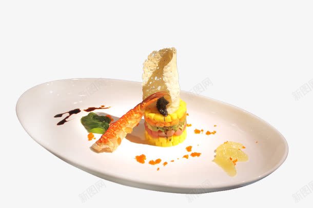 西式餐点png免抠素材_新图网 https://ixintu.com 传统美食 美食 虾肉 餐饮美食