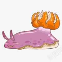 手绘卡通紫色动物png免抠素材_新图网 https://ixintu.com 动物 卡通 紫色