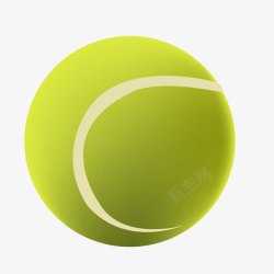 绿色网球素材