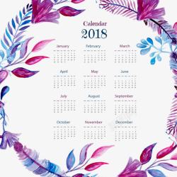手绘水墨风一片树叶2018年高清图片