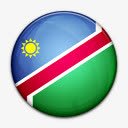 国旗纳米比亚国世界标志图标图标