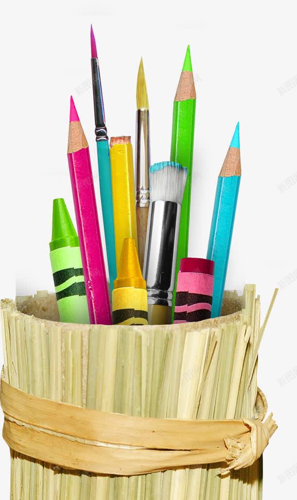 画笔铅笔水彩笔png免抠素材_新图网 https://ixintu.com 水彩笔 画笔 铅笔
