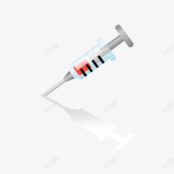 注射器png免抠素材_新图网 https://ixintu.com 医疗器械 注射器 针筒