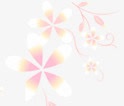 黄粉色小花树叶装饰png免抠素材_新图网 https://ixintu.com 树叶 粉色 装饰