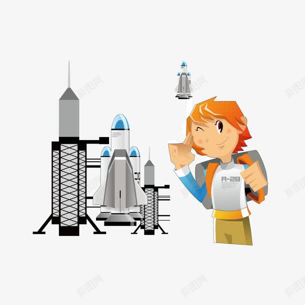 卡通科技人物矢量图ai免抠素材_新图网 https://ixintu.com 椋炶埞 绉戞妧 鍗 鐏 矢量图
