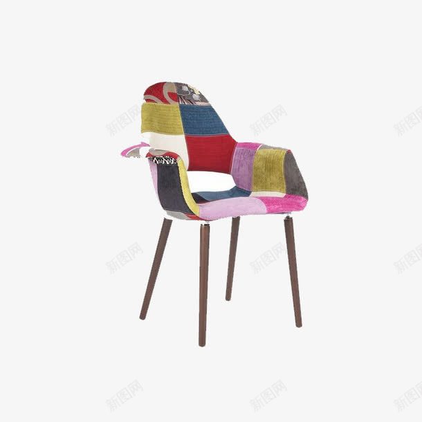 花布单椅png免抠素材_新图网 https://ixintu.com 产品实物 后现代风格单椅 时尚风格单椅 花布单椅