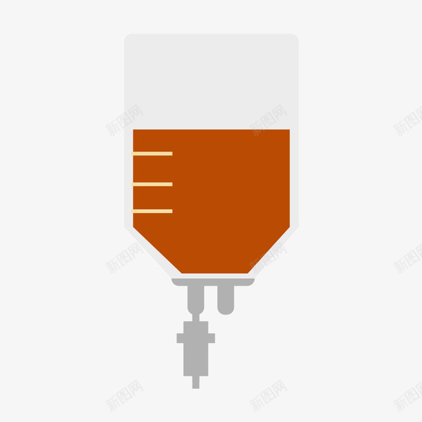 点滴psd免抠素材_新图网 https://ixintu.com 医疗 点滴 素材 红色