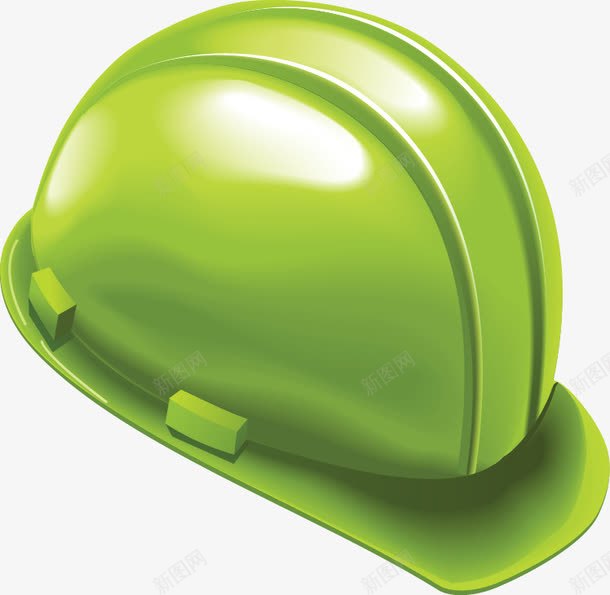 手绘绿色安全帽图案png免抠素材_新图网 https://ixintu.com 图案 手绘 绿色安全帽