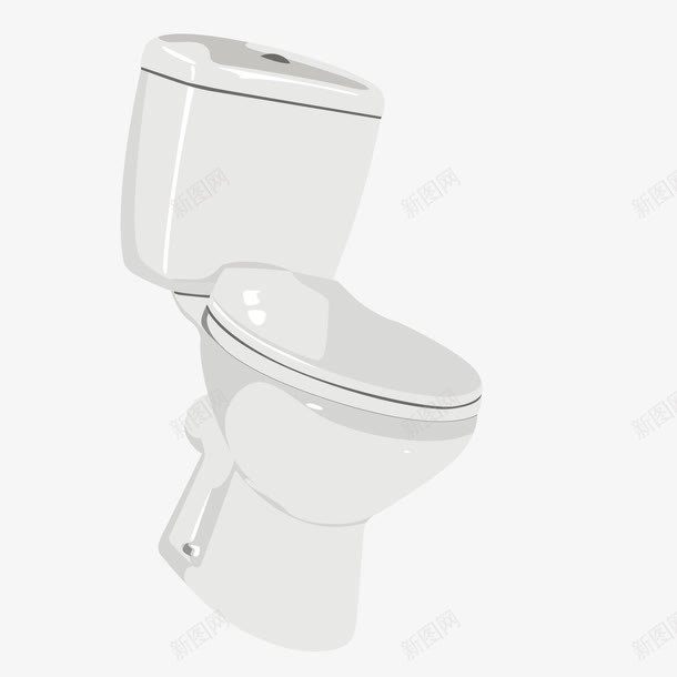 白色马桶厕所png免抠素材_新图网 https://ixintu.com 厕所 图案 白色