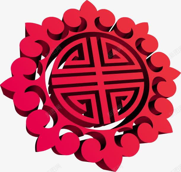 中国风红色装饰背景png免抠素材_新图网 https://ixintu.com 中国风 红色 背景 装饰
