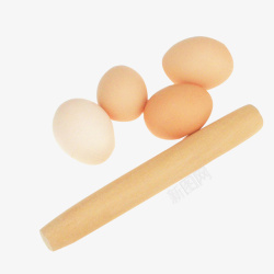 鸡蛋手擀捞面擀面杖鸡蛋高清图片