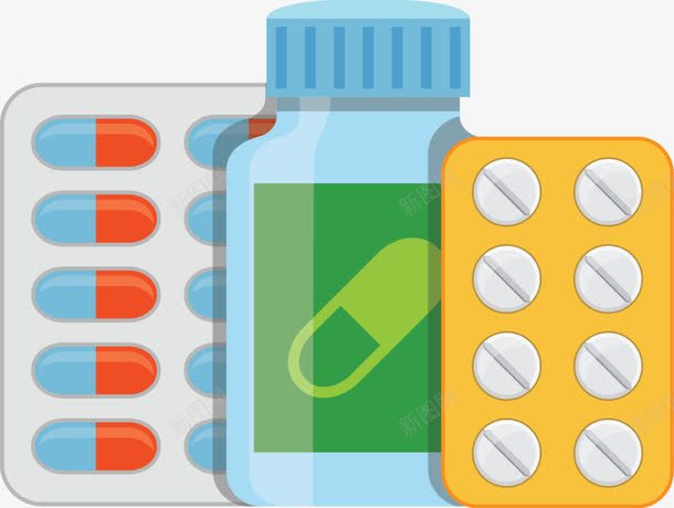 药品装饰png免抠素材_新图网 https://ixintu.com 素材 药品 装饰