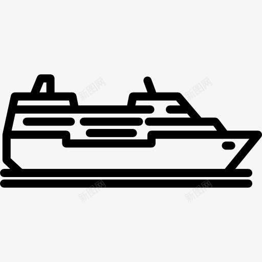 CruiseShip图标png_新图网 https://ixintu.com 休假 旅游 旅行 船 运输