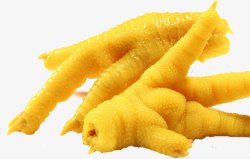黄色卤鸡爪素材