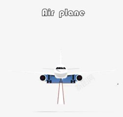 跑道上飞机跑道上的飞机图标高清图片
