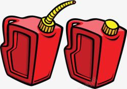 彩色石油罐矢量插画红色石油油罐插画高清图片