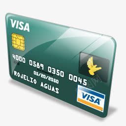信贷卡签证ecommerceicon图标图标