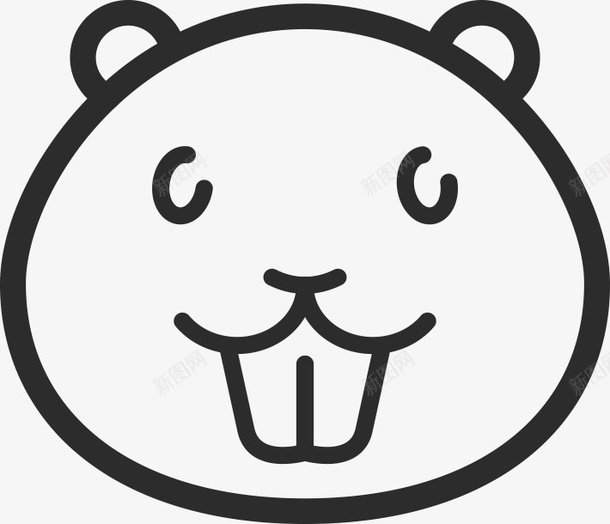 海狸熊Dentalicons图标png_新图网 https://ixintu.com bear beaver 海狸 海狸卡通 熊