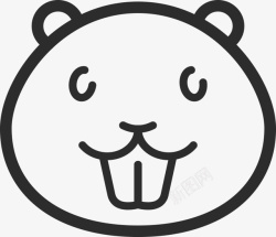 beaver海狸熊Dentalicons图标高清图片