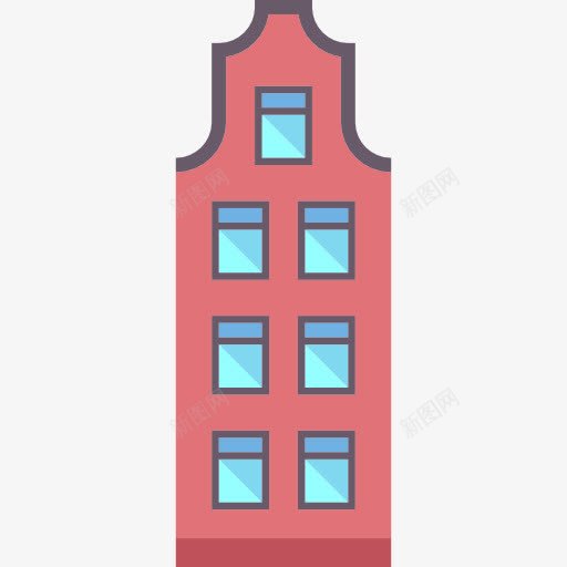 公寓图标png_新图网 https://ixintu.com 住宅地块 公寓 建筑