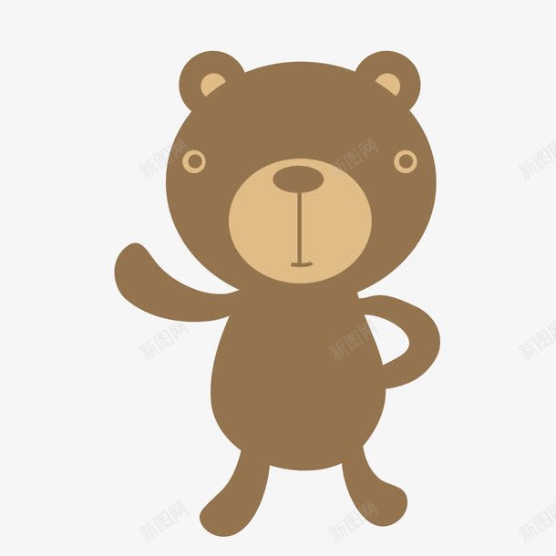 熊玩偶的图案png免抠素材_新图网 https://ixintu.com 图案 棕色 熊熊图案 玩偶 玩具