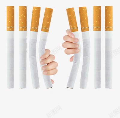 拒绝香烟png免抠素材_新图网 https://ixintu.com 危害 尼古丁 烟叶