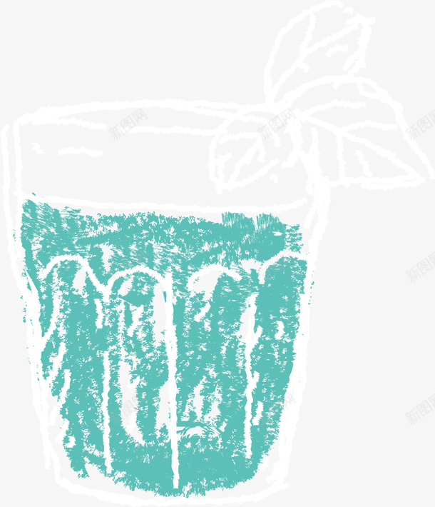 绿色饮料矢量图ai免抠素材_新图网 https://ixintu.com 创意 卡通 可爱 彩色的 手绘的 杯子 矢量的 绿色饮料 矢量图