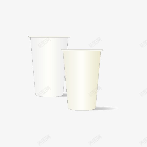 两个灰色纸杯png免抠素材_新图网 https://ixintu.com 两个 手绘 灰色 纸杯