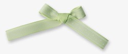 绿色蝴蝶结布条素材