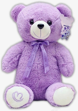 紫色熊熊高清图片