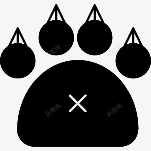 猫的爪子图标png_新图网 https://ixintu.com bushcraft包 动物 哺乳动物 爪子 猫科动物的爪子 猫科哺乳动物