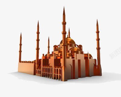 清真寺好建筑png免抠素材_新图网 https://ixintu.com 圣神 模型 面积