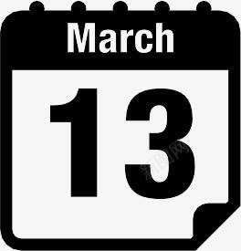 3月Calendaricons图标png_新图网 https://ixintu.com 3月 march
