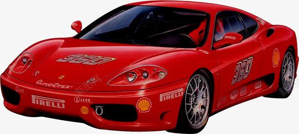 红色法拉利png免抠素材_新图网 https://ixintu.com Ferrari 交通工具 产品实物 赛车 跑车