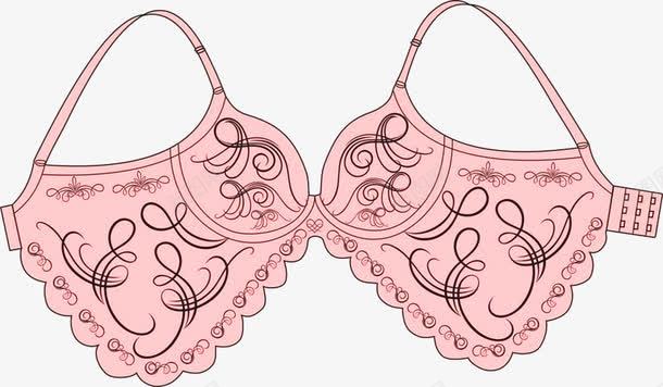 文胸款式粉色png免抠素材_新图网 https://ixintu.com 内衣 创意 款式 粉色 装饰