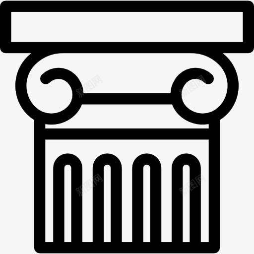 柱图标png_新图网 https://ixintu.com 典雅 古董 艺术 艺术与设计 装饰 装饰柱